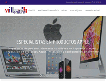 Tablet Screenshot of informatica-millenium.com